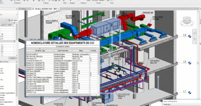 conception de reseaux cvc et canalisations sur le logiciel revit mep par un ingenieur fluides